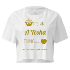 Ladies Festival Cali Crop Top Tee