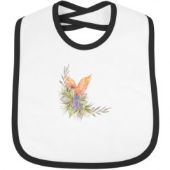 Infant Contrast Trim Bib