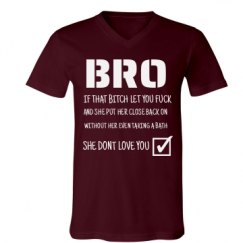 Unisex V-Neck Jersey Tee