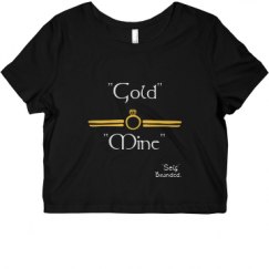 Ladies Slim Fit Crop Top Tee