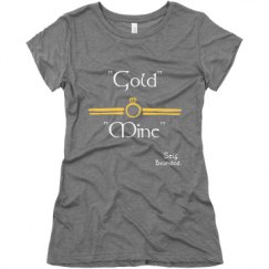 Ladies Slim Fit Super Soft Triblend Tee