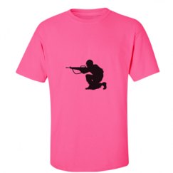 Unisex Ultra Cotton Safety Neon Crewneck Tee