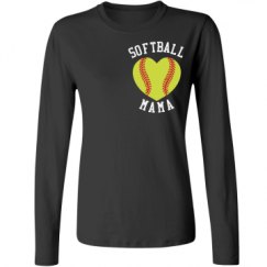 Ladies Relaxed Fit Basic Long Sleeve Tee