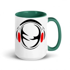 15oz Ceramic Mug with Color Inside