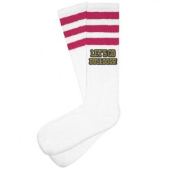 Unisex Striped Knee-High Socks