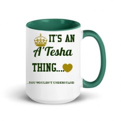 15oz Ceramic Mug with Color Inside