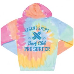 Unisex Tie-Dye Fleece Hoodie