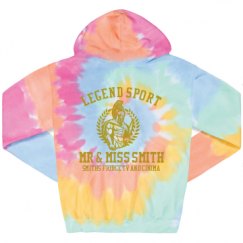 Unisex Tie-Dye Fleece Hoodie