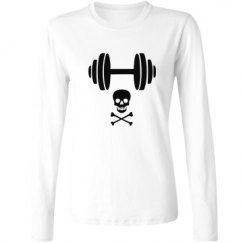 Ladies Relaxed Fit Basic Long Sleeve Tee