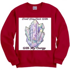 Unisex Film and Foil Crewneck Sweatshirt