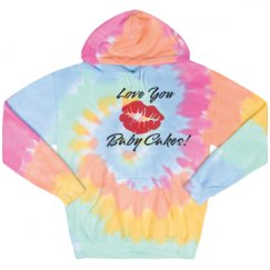 Unisex Tie-Dye Fleece Hoodie