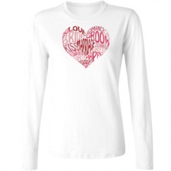 Ladies Relaxed Fit Basic Long Sleeve Tee