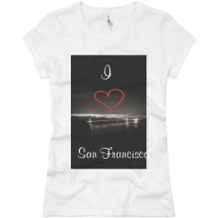 Ladies Slim Fit Basic Promo Jersey Tee