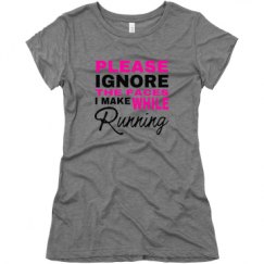 Ladies Slim Fit Super Soft Triblend Tee