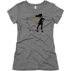 Ladies Slim Fit Super Soft Triblend Tee