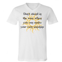 Unisex V-Neck Jersey Tee