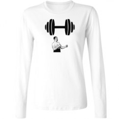 Ladies Relaxed Fit Basic Long Sleeve Tee