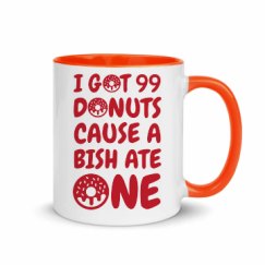 11oz Ceramic Mug with Color Inside