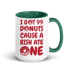 15oz Ceramic Mug with Color Inside