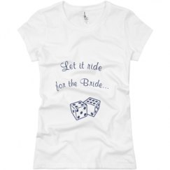 Ladies Slim Fit Basic Promo Jersey Tee