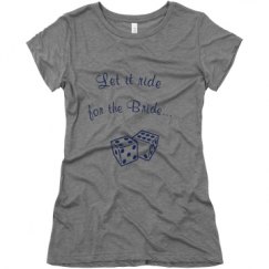 Ladies Slim Fit Super Soft Triblend Tee