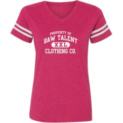 Ladies Relaxed Fit Vintage Sports Tee