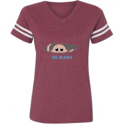 Ladies Relaxed Fit Vintage Sports Tee