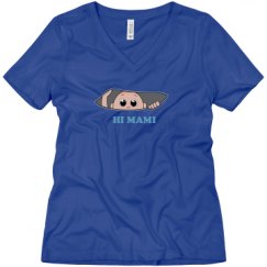 Ladies Relaxed Fit V-Neck Tee