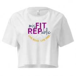 Ladies Festival Cali Crop Top Tee