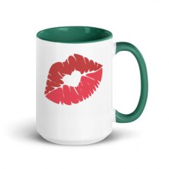 15oz Ceramic Mug with Color Inside