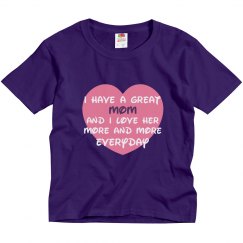 Great Mom youth tee