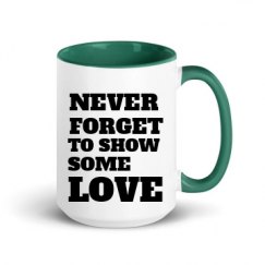 15oz Ceramic Mug with Color Inside