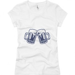 Ladies Slim Fit Basic Promo Jersey Tee