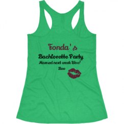 Ladies Slim Fit Super Soft Racerback Triblend Tank