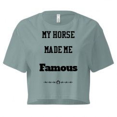 Ladies Festival Cali Crop Top Tee