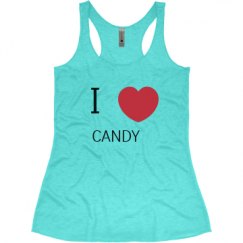 Ladies Slim Fit Super Soft Racerback Triblend Tank