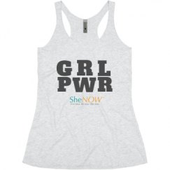 Ladies Slim Fit Super Soft Racerback Triblend Tank