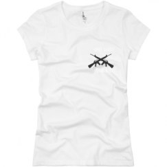 Ladies Slim Fit Basic Promo Jersey Tee