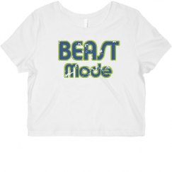 Ladies Slim Fit Crop Top Tee