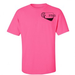 Unisex Ultra Cotton Safety Neon Crewneck Tee