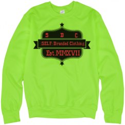 Unisex Neon Crewneck Sweatshirt