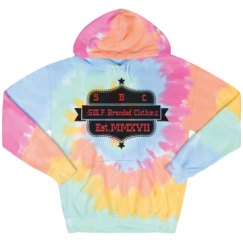 Unisex Tie-Dye Fleece Hoodie
