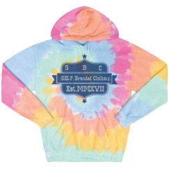 Unisex Tie-Dye Fleece Hoodie