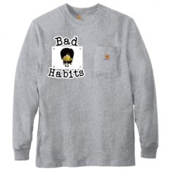 Unisex Carhartt Pocket Long Sleeve Tee