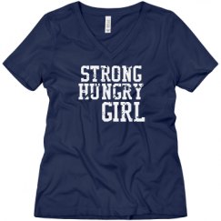 Ladies Relaxed Fit V-Neck Tee