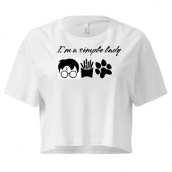 Ladies Festival Cali Crop Top Tee