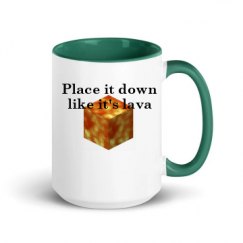 15oz Ceramic Mug with Color Inside