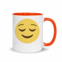 11oz Ceramic Mug with Color Inside