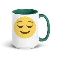 15oz Ceramic Mug with Color Inside