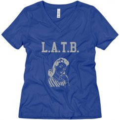 Ladies Relaxed Fit V-Neck Tee